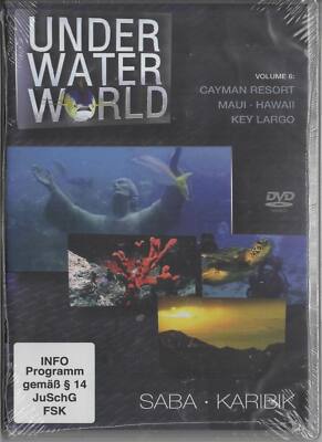 Under Water World Vol.6 Saba Karibik DVD NEU Cayman Resort Maui Hawaii Key Largo