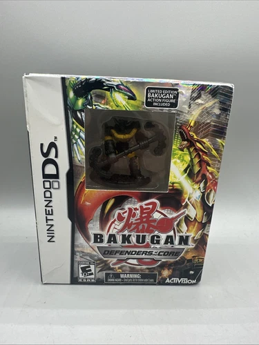 Nintendo DS Bakugan Defenders Of The Core With Hammer Gorem Mini Figure New