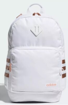 Adidas Classic 3S 4 Backpack White/Rose Gold Adult Bag One Size | eBay Adidas Classic 3S 4 Backpack White/Rose Gold Adult Bag One Size | eBay