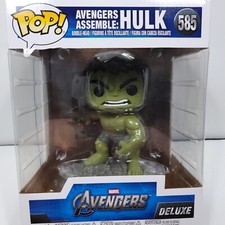Figura de Hulk Funko Pop Deluxe Marvel Avengers Assemble Series - #585 NUEVO