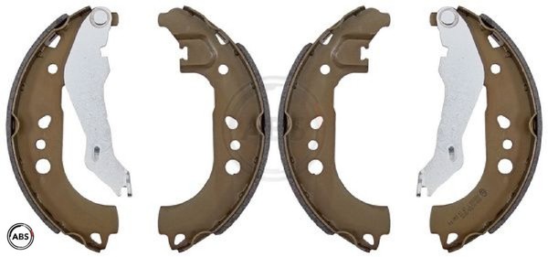 A.B.S. 9366 Bremsbackensatz 4 Bremsbacken Trommelbremse FüR Seat FüR Skoda-image