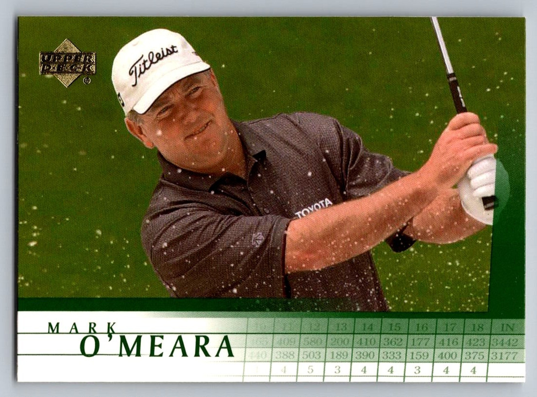 2001 UPPER DECK GOLF CARD #10 MARK O"MEARA