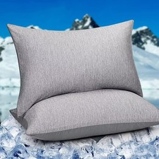 Cooling Pillowcases Standard Size - Double Side Q-Max 0.439 Cooling Fiber for