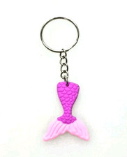 Mermaid Tail Keychain Cute Ocean Sea Bag Charm Key Ring