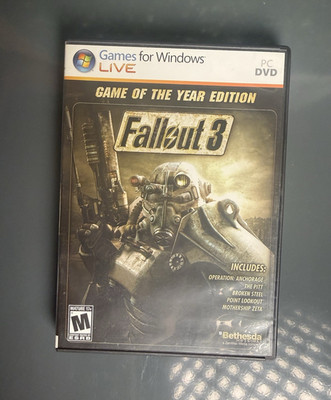 Bethesda Fallout 3 Game of the Year Edition PC DVD-ROM, M, 2009
