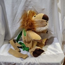 Plush 20" ANIMAL PLANET Toy Lion Safety Harness Backpack w Strap