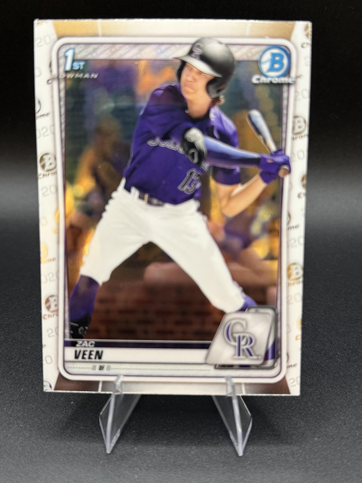Zac Veen 2020 Bowman Draft #BD-107 Chrome ST4