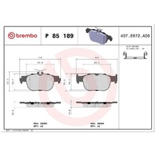 Satz Bremsbeläge Bremsklötze hinten für Skoda Octavia 4 NX3 NX5 24159652