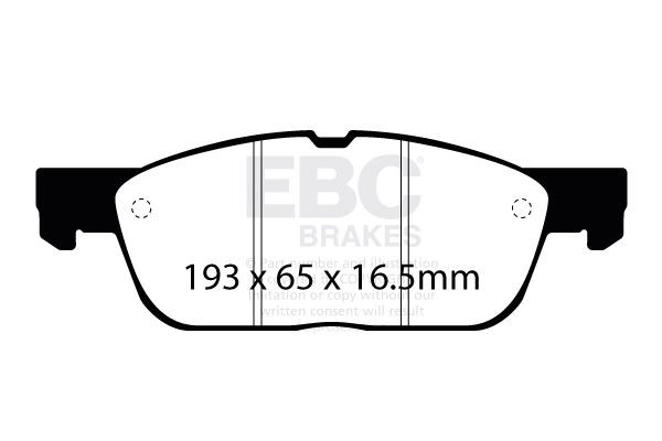 EBC DP42383R BRAKE PAD SET DISC BRAKE Front