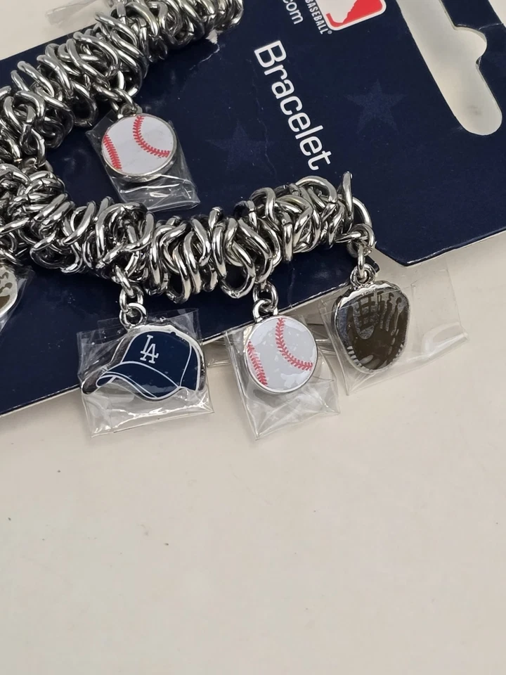 Pulsera Game Time Los Angeles Dodgers MLB Charms - NUEVA Foto 4 de 4