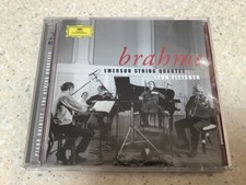 BRAHMS Complete String Quartets PIANO QUINTET Emerson FLEISHER DG 2 CD Set VG++