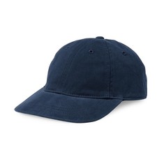 Baseballkappe Kinder Unisex Marineblau M-L aus Baumwolle verstellbar
