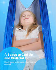 Sensory Swing, Double-Layer Fabric Sensorys Hammock, Hanging Swings for Kids