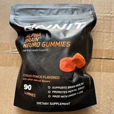 ONNIT Alpha Brain Focus Gummies, Vegan, Omega...