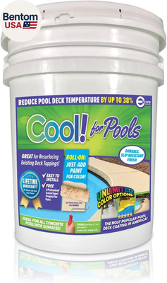 #ad Cool Decking Pool Deck Paint Coating for Concrete and Decks Waterproof Concr $394.73