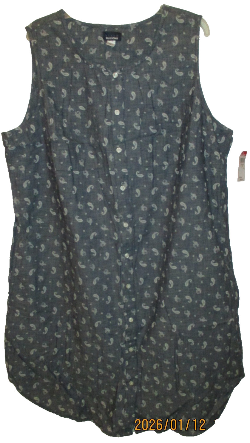 Women's Plus Size 2X Basic Editions 100 % Cotton … - image 1