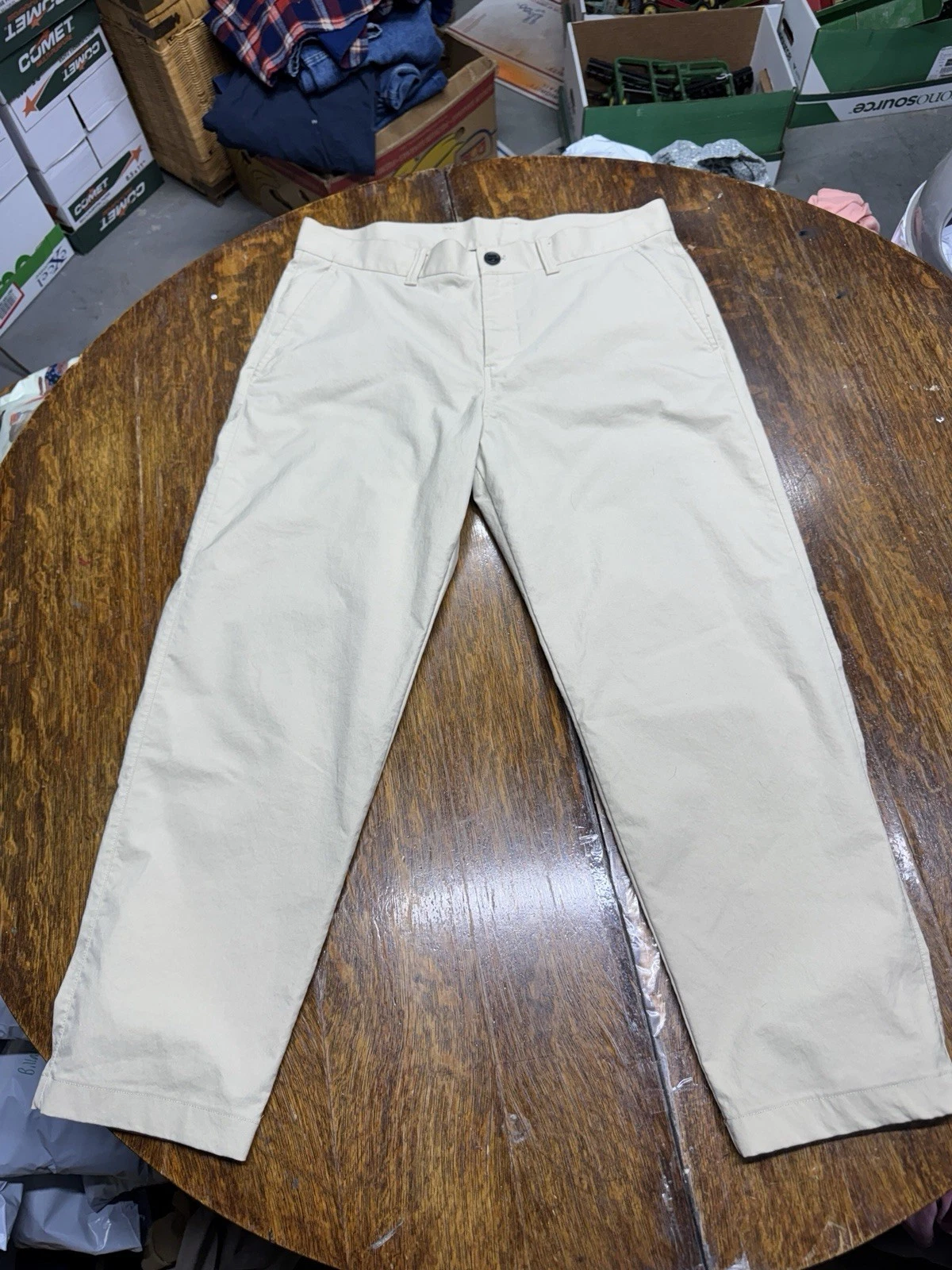 Lululemon ABC Five Pocket Pants Mens 34x27 Classic Fit Khaki Dress Pants