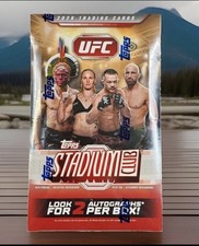 2026 Topps Stadium Club UFC-Hobby Box Pack- (1) Pack 8 Cards