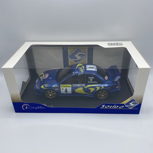 Solido Subaru Impreza 22B #4 Liatti Winner Rally Monte Carlo 1997 1/18 S1807405 - Bild 1 von 4