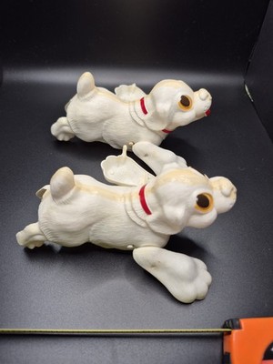Vintage D G M  Bobo Swimming Dog Toy 2 pcs Made in West Germany Lehmann