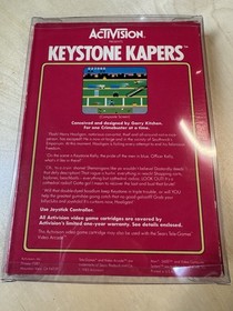 Keystone Kapers Atari 2600 By Activision - Great Box & Cartridge Condition