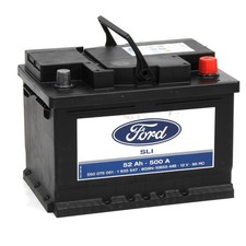 Batteria 12V 52Ah 500A FORD Mustang Cabrio Coupe Transit Tourneo Originale 1