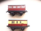 Hornby O Gauge No 41 Passenger Coach and No 51 Passenger Brake Van