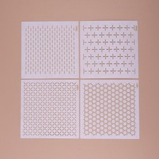 Embroidery Stencils Quilting Templates Set Reusable Traditonal Patterns