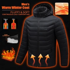 New Electric USB Heated Jacket Coat Jacket Heater Thermal Clothing Cotton Coat