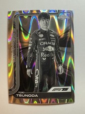 2025 Topps Chrome Formula 1 F 1 B&W Ray Wave Refractor #2 Yuki Tsunoda