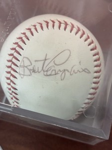 Bert Campaneris Autographed Baseball Oakland Athletics with Display Case