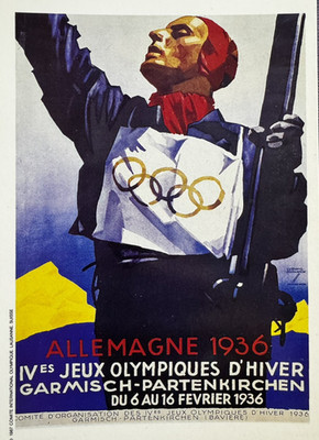 Mars Sponsor 1992 Olympische Spiele Barcelona Postkarte, 1936 Allemagne