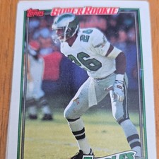Topps 1991 Ben Smith Philadelphia Eagles NFL Football Card #203 Super Rookie