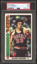 1976/77 Topps Basketball #75 Alvan Adams PSA NM 7 142014241