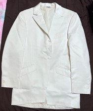 Men's After Six White Tuxedo Jacket 37R, Pants adjustable FREE Shirt