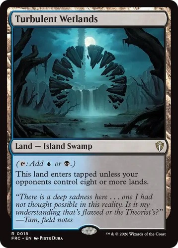 Magic Turbulent Wetlands 18 - Commander: Reality Fracture - product listing photo
