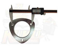 12 Stainless 3 Bolt Triangle Exhaust Flange Weld On Pipe Connection 12 Stainless 3 Bolt Triangle Exhaust Flange Weld On Pipe Connection