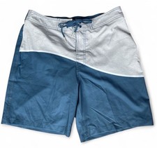 Men's Southern Tide Boardshorts Lined Size Medium Swim Trunks Blue