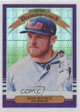 2019 Panini Donruss Optic Diamond Kings Purple Pandora Prizm 61/99 Max Muncy uu6