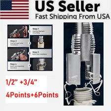Integrated Internal & External Pipe Threading-Tool, PVC Pipe Threader Kit USA