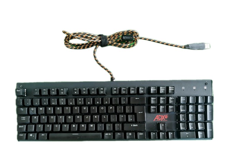 Integral ADX MK 0318 Mechanical Gaming RGB Black Pro Keyboard Tested Boxed