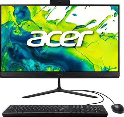 Acer Aspire C24 23.8" FHD All-in-One Desktop Computer i3 8GB 512GB SSD 120Hz
