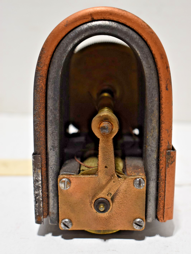 Antik Ca. 1890 2 Bar Telefon Magneto - 22 Volt 2 - Bild 4 von 6
