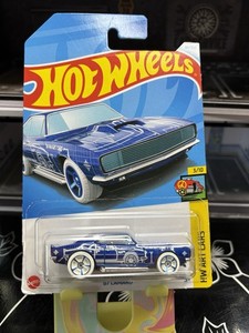 Hot Wheels 67 Camaro HW Art Cars 84/250 Blue