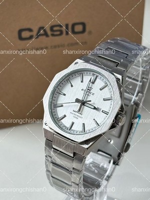 Casio Edifice Men's Silver Dial Stainless Steel Sports Watch EFR-S108D-7AVUEF