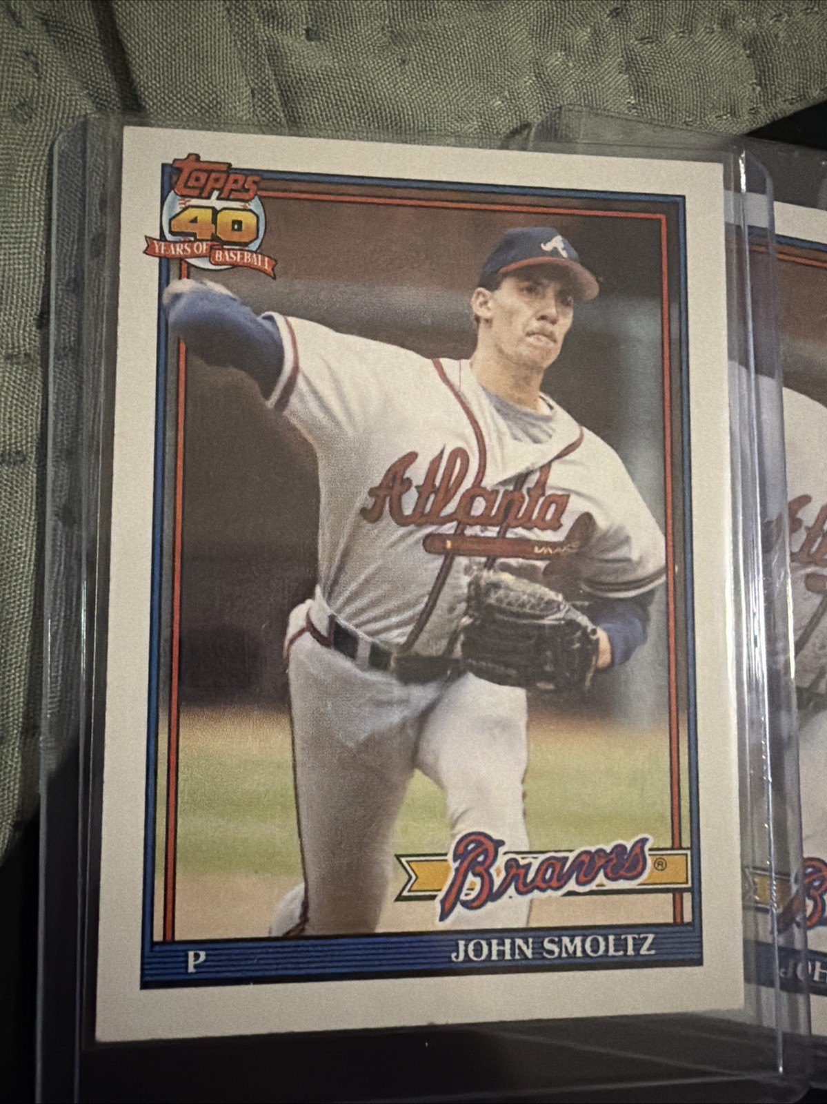 1991 Topps - John Smoltz #157