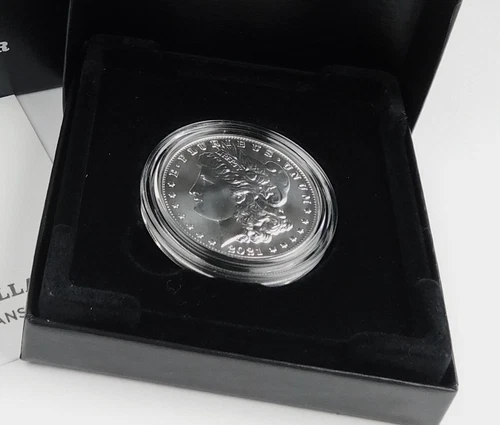 2021-O Privy $1 Morgan Silver Dollar 100th Anniversary 999 Fine Box + COA C2018