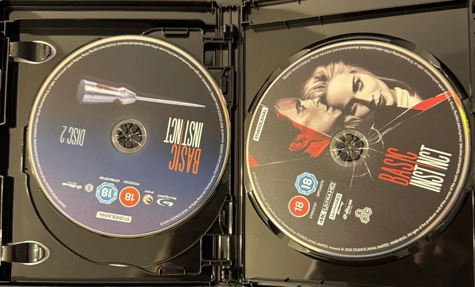 Basic Instinct 4K UHD + Blu-ray w/slipcover UK Import   - Image 4 of 4