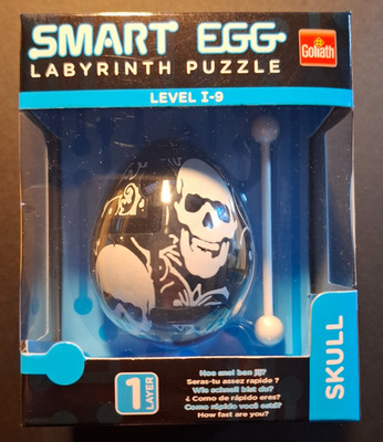 Goliath Smart Egg - Skull   1 Layer   Level 1 9 Labyrinth Puzzle   3D Maze