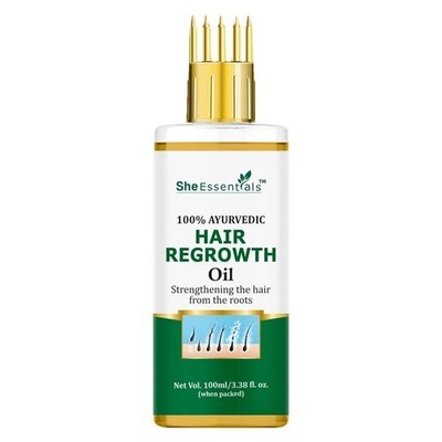 She Essentials Hair Regrowth Oil Nourishes Hair 100ml
